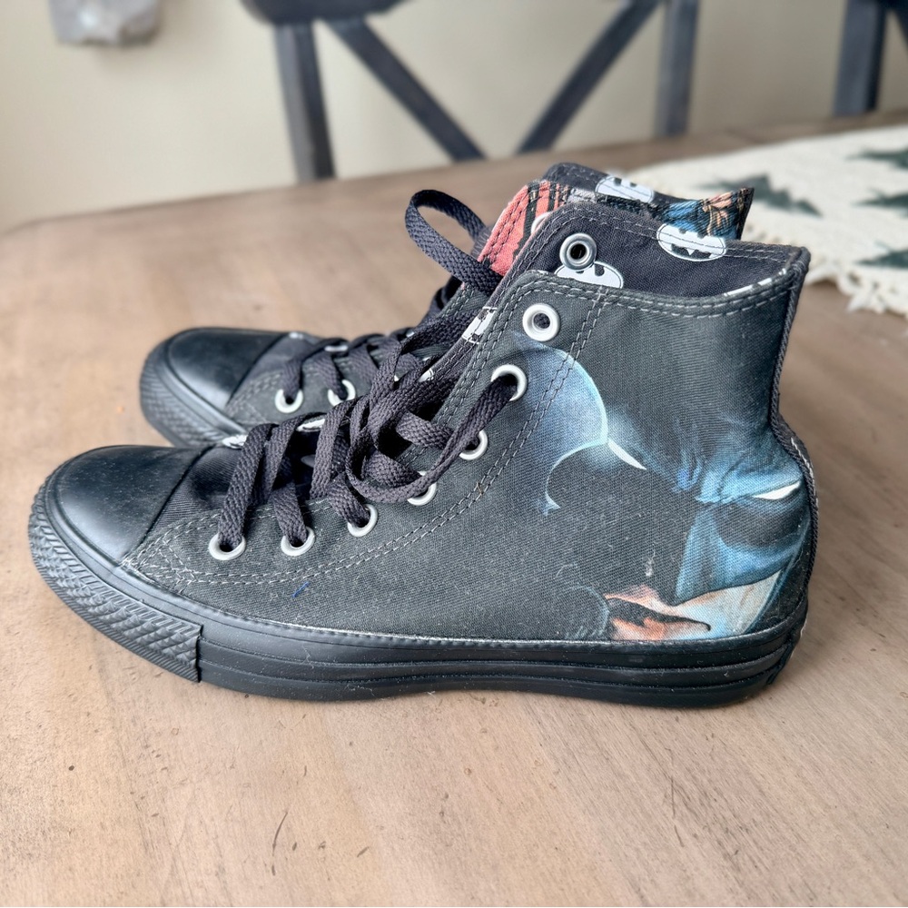 Converse All Star High-Top Sneakers - Batman Edition